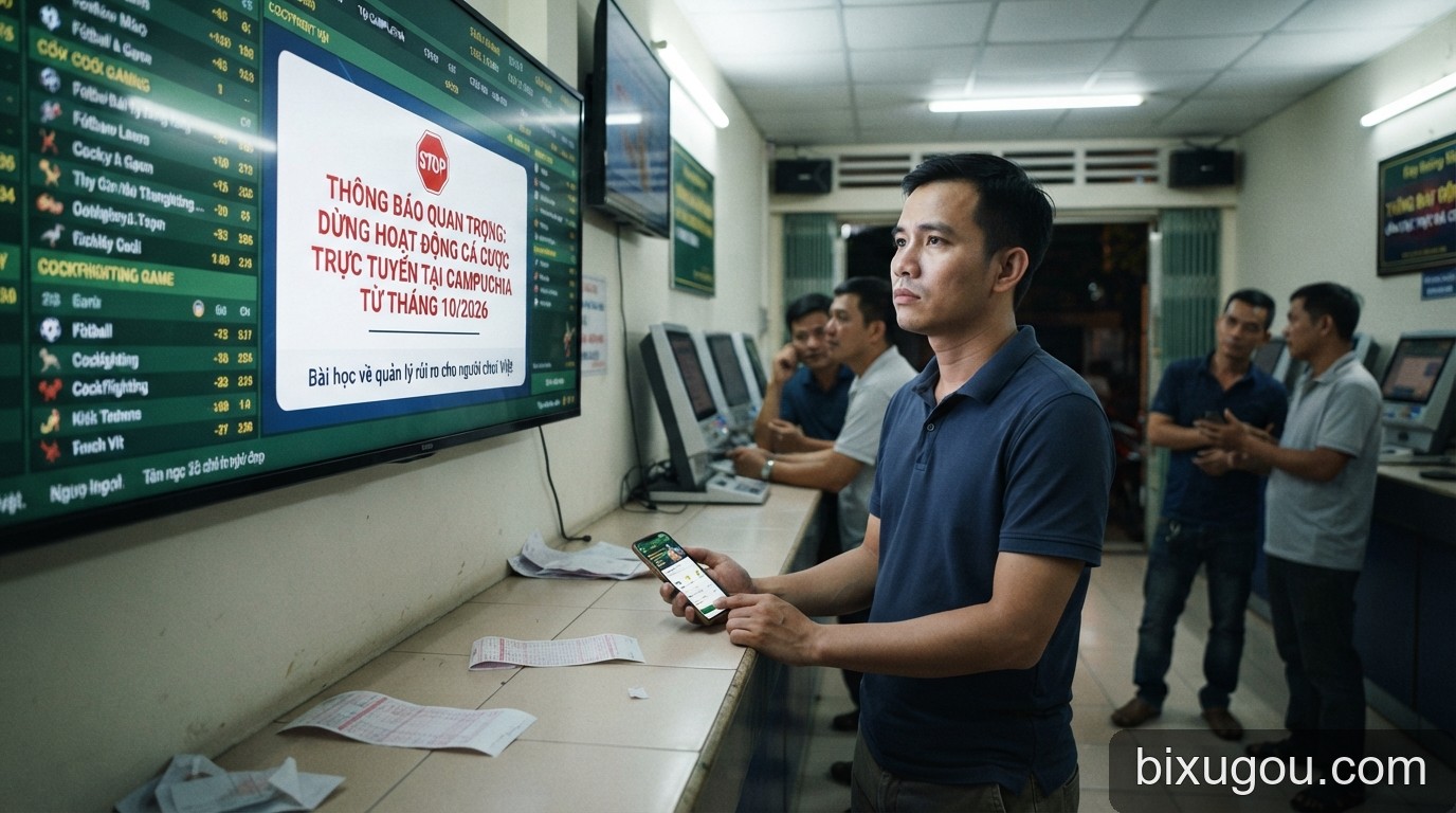 Campuchia tạm đình chỉ cá cược trực tuyến: Bài học về quản lý cho người chơi Việt